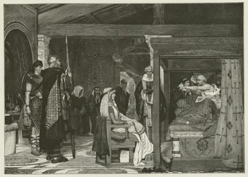 Fredegonde aan het sterfbed van Praetextatus